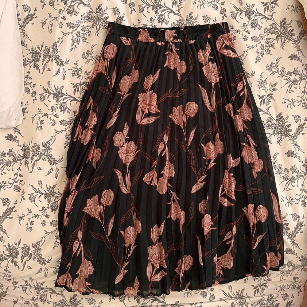 Floral Midi Skirt